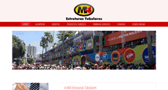 Desktop Screenshot of m4net.com.br